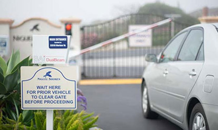 BAi long range vehicle identification at Niguel Shores in Laguna California.